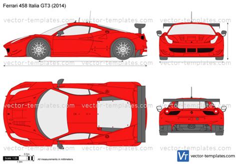 Templates Cars Ferrari Ferrari 458 Italia Gt3