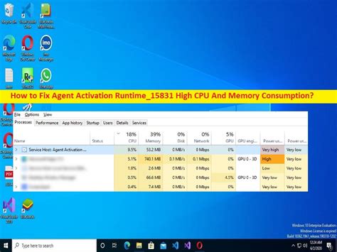 Como Corrigir Runtime De Ativa O Do Agente Alto Consumo De Cpu E