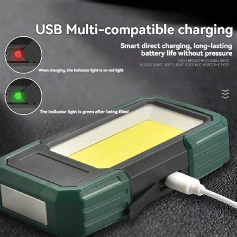 Lighting Portable Work Light Repair Mini Floodlight Usb Charging