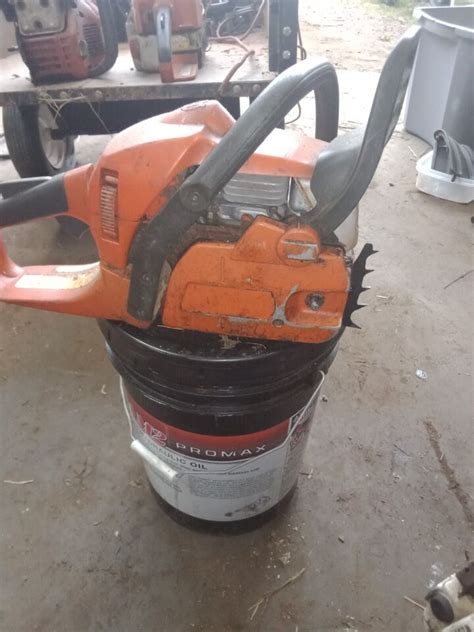 Stihl Super Chainsaw For Parts Only Orange Ebay