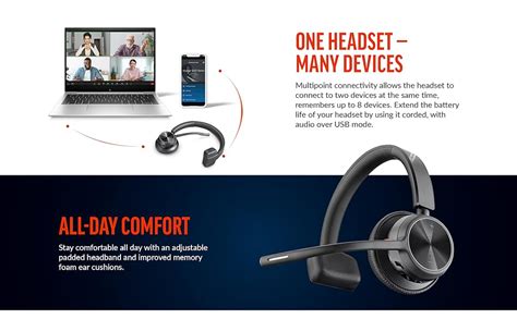 Poly Plantronics Polycom Voyager 4310 UC Wireless Headset