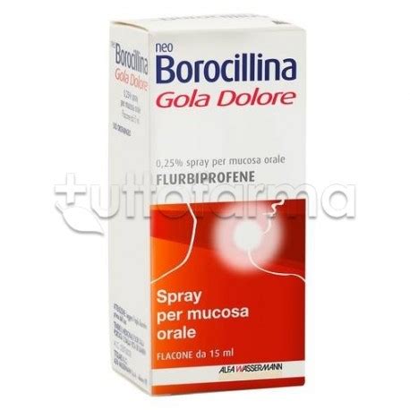 Neoborocillina Gola Dolore Spray Ml Per Mal Di Gola Tuttofarma