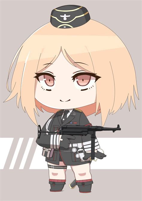 「ちんまいmp40 少女前線 ドールズフロントライン 」とりゅふのイラスト