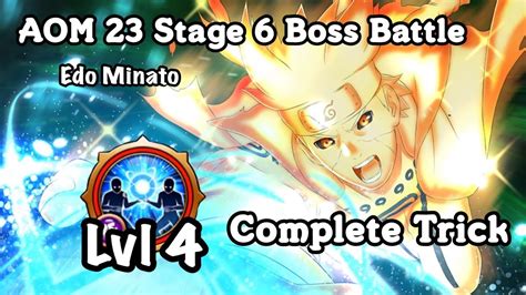 Nxb Nv Aom Stage Boss Battle Complete Trick Edo Minato Ex Ult