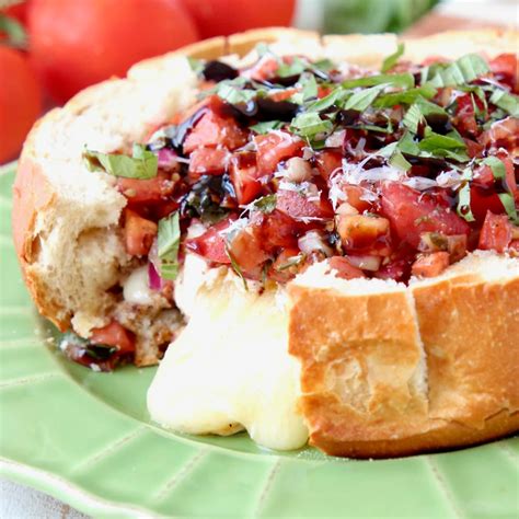 Baked Brie Recipe With Tomato Basil Bruschetta