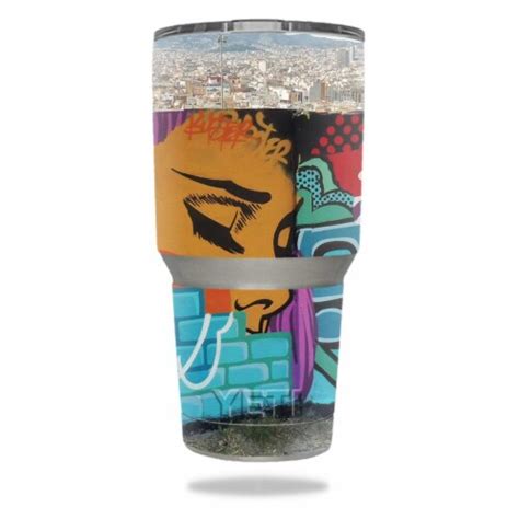 MightySkins YERAM30 Graffiti Skyline Skin For Yeti 30 Oz Tumbler