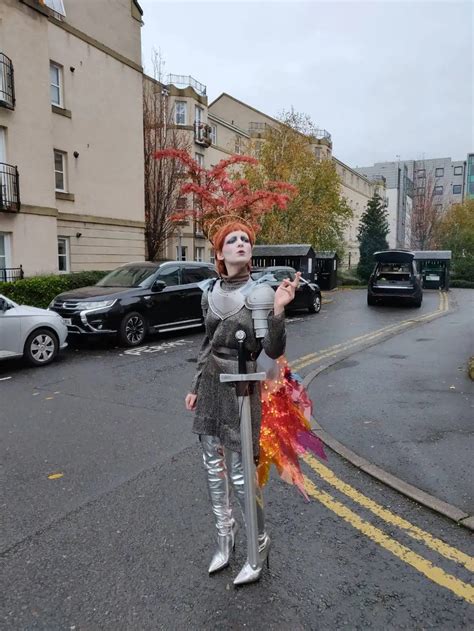 Joan Of Arc On Fire Halloween Costume In Joan Of Arc Costume