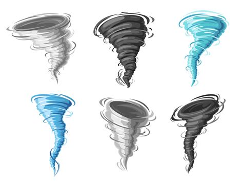 tornado de dibujos animados huracán tornado o tormenta ciclónica