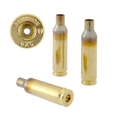 Peterson 6mm XC Unprimed Brass 50 Red River Reloading Outdoors