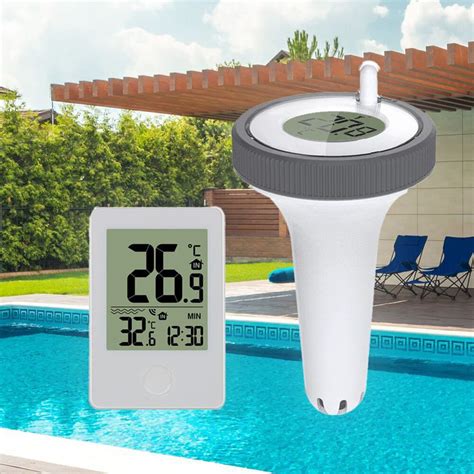 Xeyise Swimming Pool Thermometer Wireless Floating Pool Thermometer