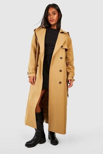 Camel Trench Coats Boohoo Uk