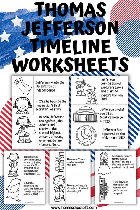 Thomas Jefferson Worksheets Free Printables Thomas Jefferson