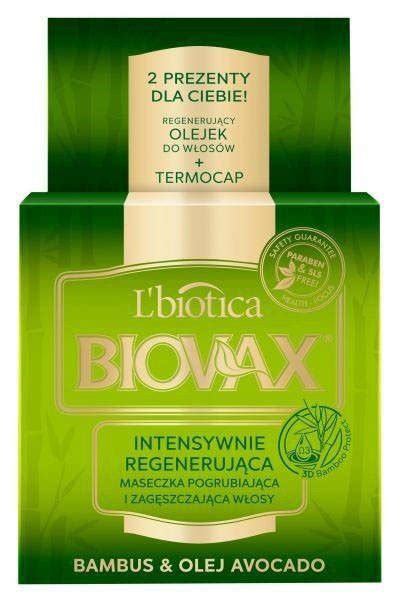 L Biotica Biovax Maska Do Włosów Bambus Olej Avocado 250ml KOSMETYKI