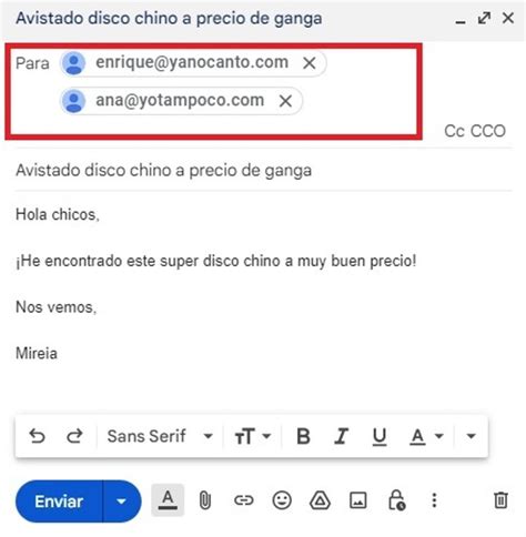 Qué es To Para CC CCO y BCC en un correo electrónico Softonic