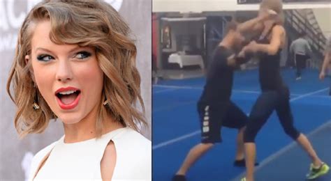 Taylor Swift training for MMA fight...... sort of