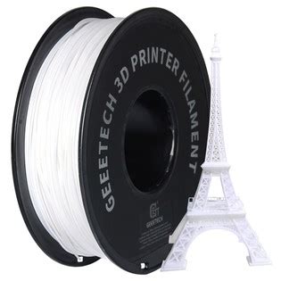 Geeetech PLA Filament For 3D Printer White United Kingdom