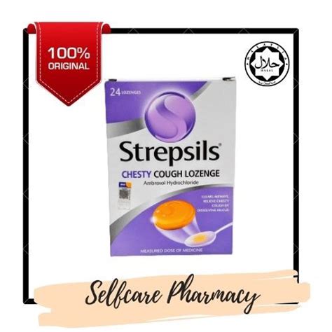 Strepsils Chesty Cough Lozenge 24s Shopee Malaysia