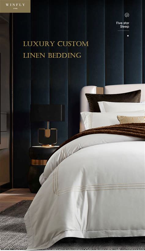 Luxury Hotel 100% Cotton Custom Linen Bedding - Winfly