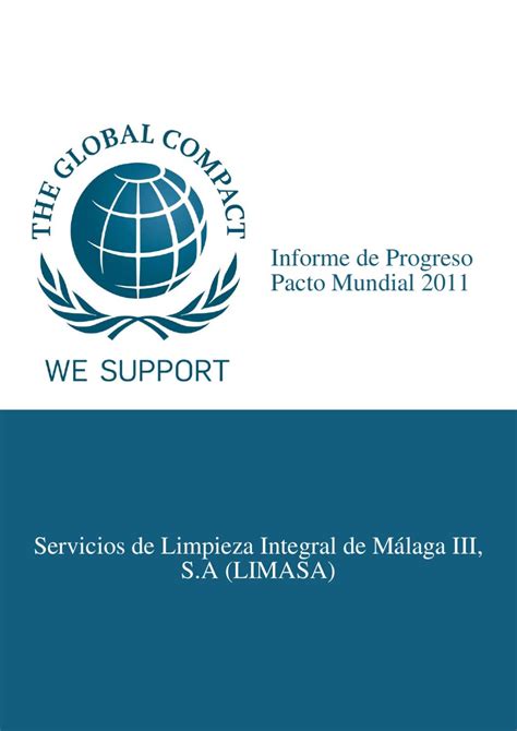 Informe De Progreso By Limasa Issuu