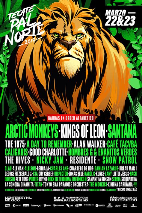 Gig Los horarios de Tecate Pa l Norte ya están disponibles