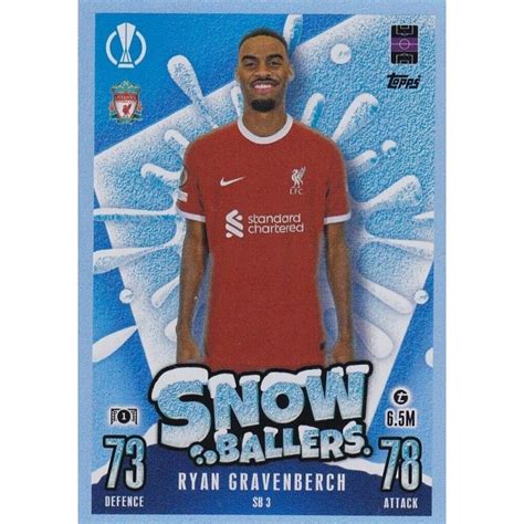 Comprar Trading Card Ryan Gravenberch Snow Ballers Match Attax Ucc