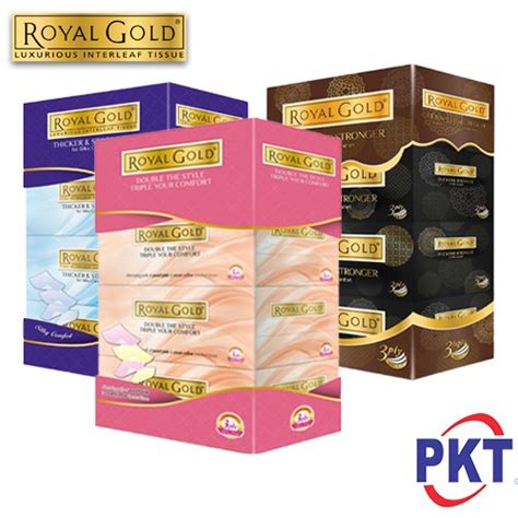 royal gold luxurious facial tissue xs shopee malaysia