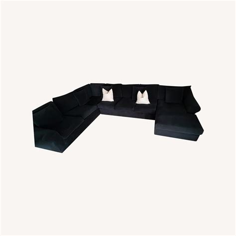 Bella Black Couch Aptdeco