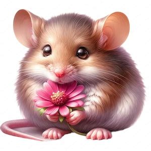 Cute Mouse Clipart Adorable Mouse Clipart Bundle 10 High-quality ...