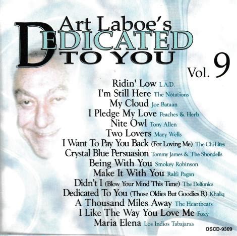 Art Laboe's Dedicated To You Volume 9 w/ Artwork – NeverDieMedia