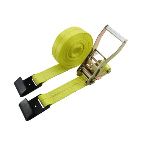 Ratchet Tie Down Strap With Flat Hook 2 X 30 Wll 3333 Lbs