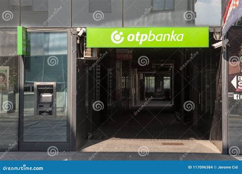 OTP Bank OTP Banka Logo on Their Main Office for Vukovar. OTP Bank ...