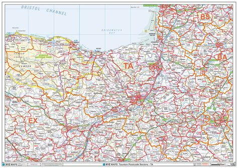 Taunton Postcode Map Ta Map Logic