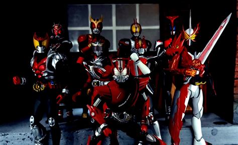 Ready Set Drive All Red Riders Kamenrider