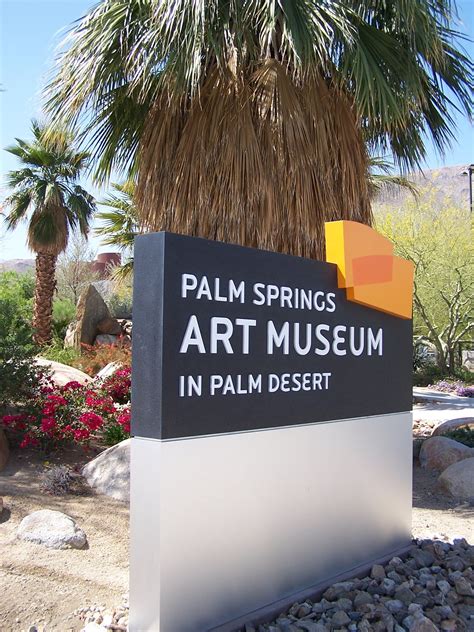 Darcy And I Went To The Palm Springs Art Museum On El Paseo In Palm