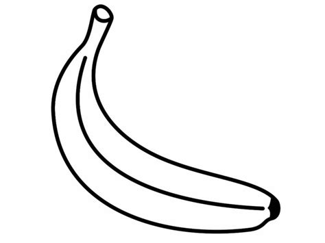 Desenhos De Banana Para Colorir E Imprimir