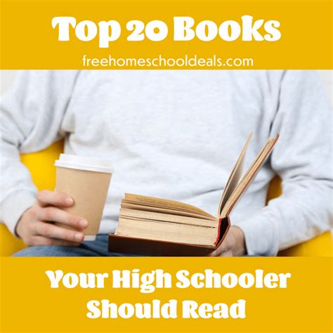 Top 20 Books Your High Schooler Should Read | Free Homeschool Deals