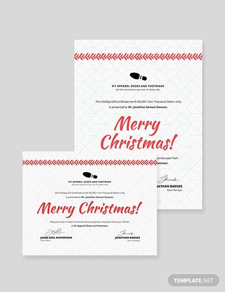 Gift Certificate - 19+ Examples, PSD, Word, AI, Design