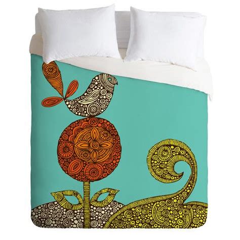 Valentina Ramos Bird In The Flower Duvet Cover Flower Duvet Cover