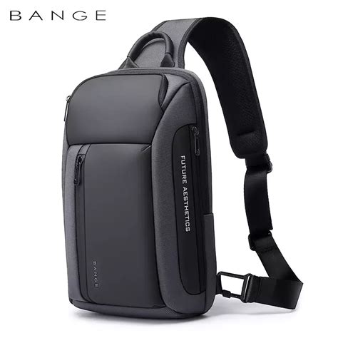 Jual Bange Bange BG7566 Tas Selempang Sling Bag Pria GREY Original