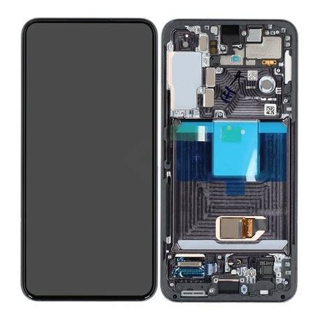 Samsung SM S901B GALAXY S22 Wyświetlacz LCD phantom black ORYGINALNY