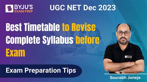 UGC NET Dec 2023 Best Timetable To Revise Complete Syllabus Before