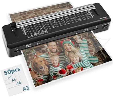 A Laminator With Laminating Pouches S Fast Warm Up Cold And