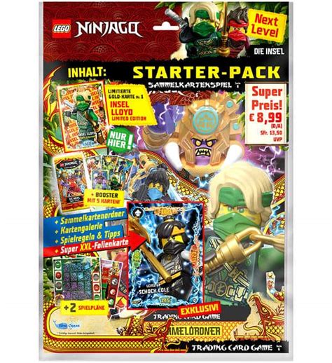 Lego Ninjago Serie Next Level Trading Cards Starter Pack Stickerpoint