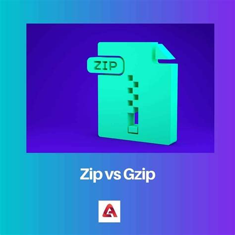 zip  gzip difference  comparison