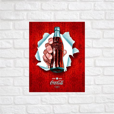 Placa Decorativa Coca Cola Mix Placas