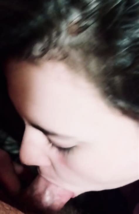 Cute Cheating Brunette Milf Sucking Cock