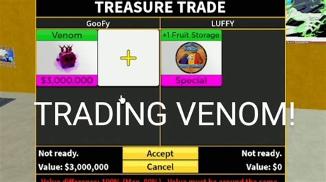 GETTING BLIZZARD AND BUDDHA Trading Venom In Blox Fruits YouTube