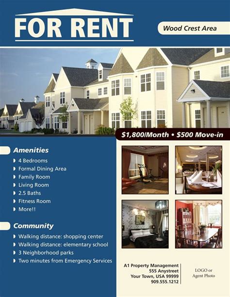 A Real Estate For Rent Flyer