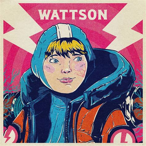 Vintage Wattson Art R Apexlegends