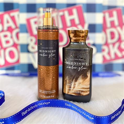 Bath Body Works Midnight Amber Glow Mist Lotion Beauty Personal